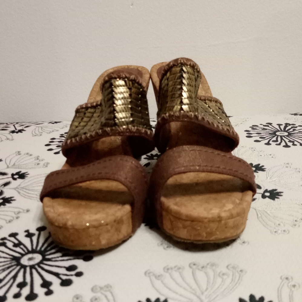 The Sak Cork Wedge Sandals